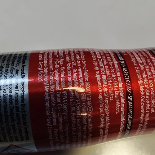 Lacca per capelli «taft SHINE MOUSSE» — foto 4 dell'alert SR/03803/25