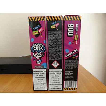 Sigaretta elettronica usa e getta «Take a Chill Pill 900 Barracuda Disposable E-Cigarette» — foto 1 dell'alert A12/00057/24