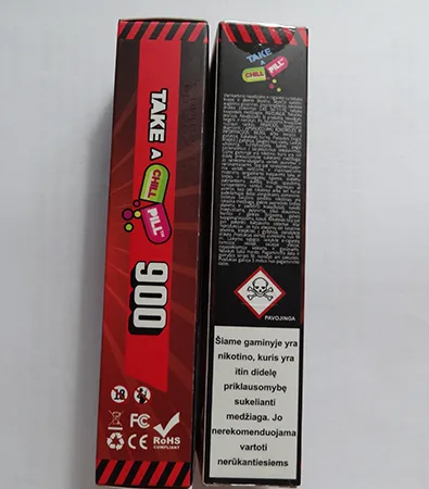 Sigaretta elettronica usa e getta «TAKE a CHILL PILL» — foto 3 dell'alert A12/00011/24