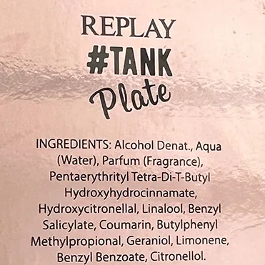 Profumo «Tank Plate» — foto 4 dell'alert A12/01209/24