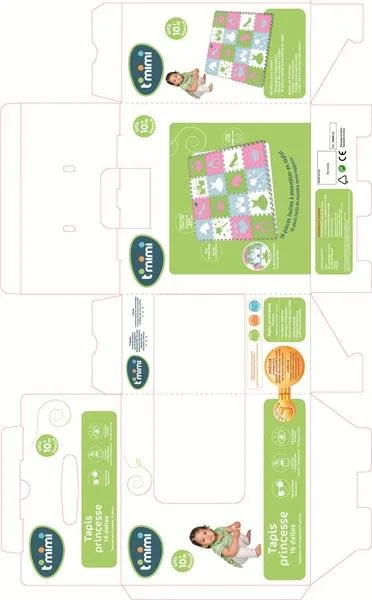Tappetino per puzzle «Tapis princesse 16 dalles ('Princess mat with 16 pieces')» — foto 2 dell'alert A12/0634/17