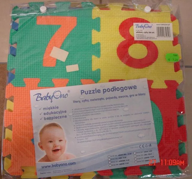 Tappetini puzzle – Puzzle Podlogowe (BabyOno)