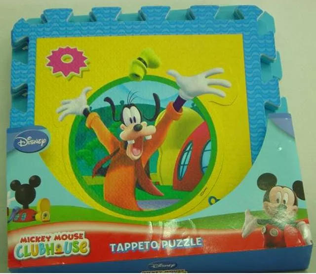 Tappetino puzzle – Eva (copolimero di acetato di etilene) Set tappetino Mickey Mouse Club House — foto 2 dell'alert 0404/10