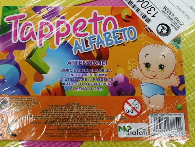 Tappetino puzzle giocattolo «Tappeto Alfabeto» — foto 5 dell'alert A12/1448/13