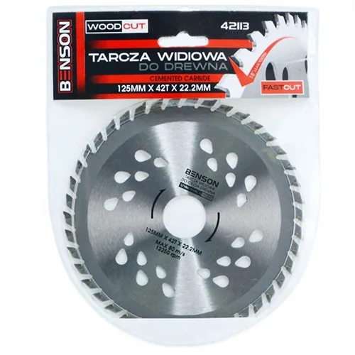 Lama per sega circolare «Tarcza widiowa do drewna» (Benson)
