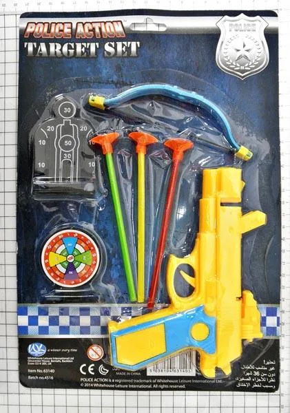 Pistola giocattolo «Target Set» (Police Action /, WL - Whitehouse Leisure)