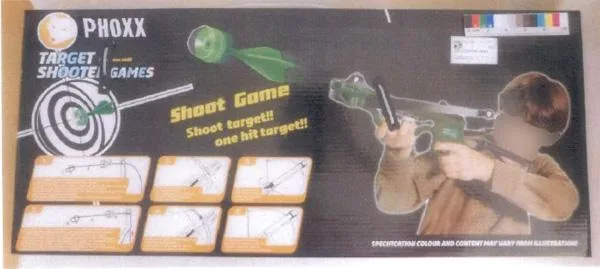 Set di tiro giocattolo «Target Shooter Games» — foto 3 dell'alert A12/1744/18