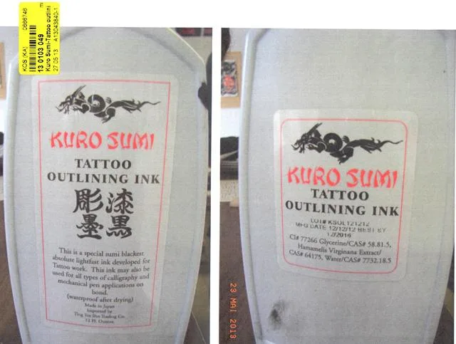 Inchiostro del tatuaggio «Tattoo Outlining Ink» (Kuro Sumi)