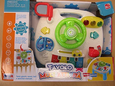 Giocattolo multifunzionale «tavolo multiattività» (RS TOYS)