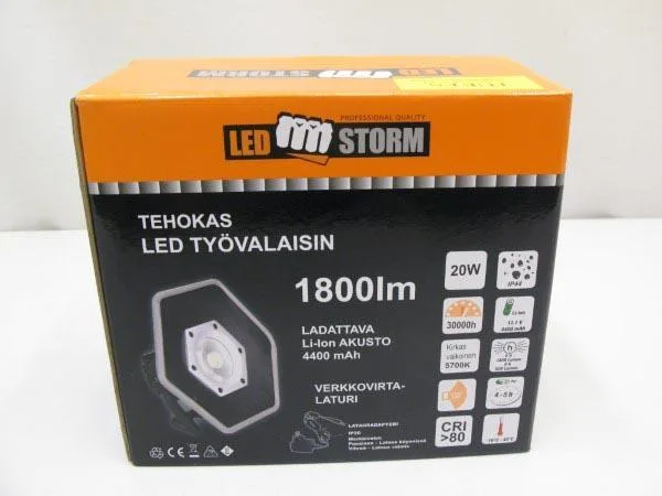 Luce del LED «Tehokas LED työvalaisin» (LED Storm)