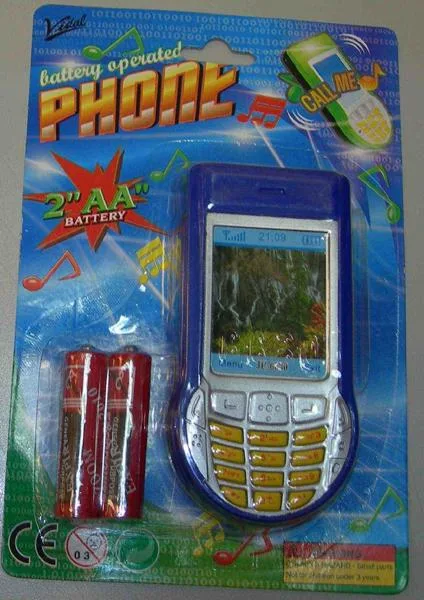 Telefono cellulare giocattolo, a batteria (Vidal)