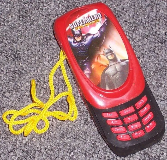 Telefono cellulare giocattolo (“Super Hero”.)