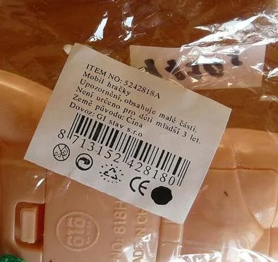 Telefono cellulare giocattolo – Telefono in plastica con torcia — foto 2 dell'alert 0103/09