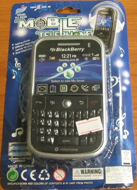 Telefono cellulare giocattolo — Telefono mobile "BlackBerry" &amp;lt; (HUI JIA)