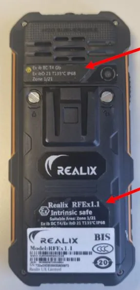 Telefono cellulare per atmosfere esplosive — foto 2 dell'alert A12/01389/22