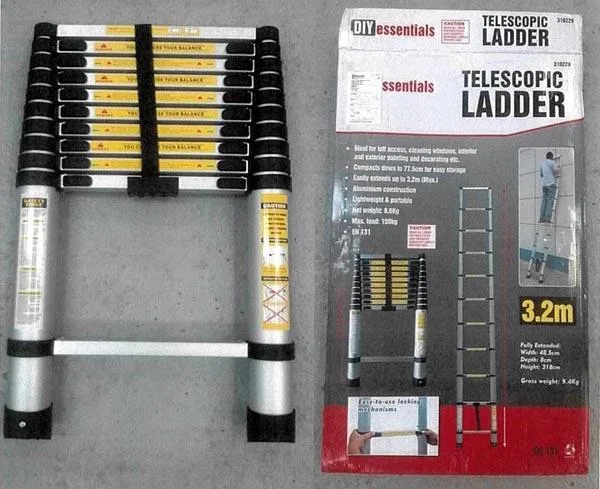 Scala di alluminio «Telescopic ladder» — foto 1 dell'alert A12/0192/16