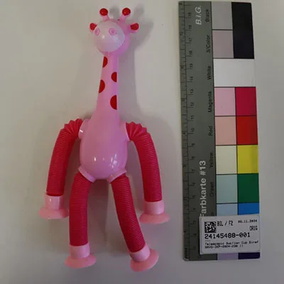 Giocattolo di plastica «Telescopic Suction Cup Giraffe Toy»