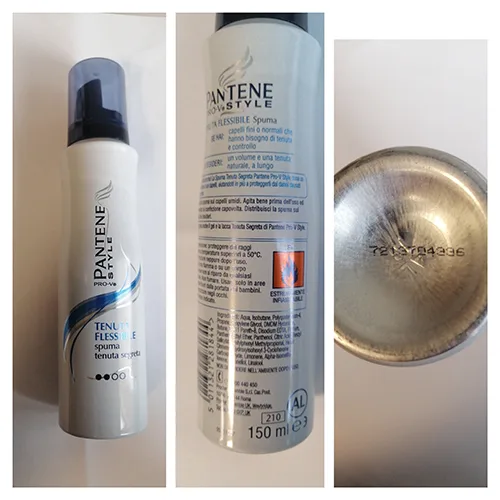 Mousse per capelli «TENUTA FLESSIBILE» (PANTENE)