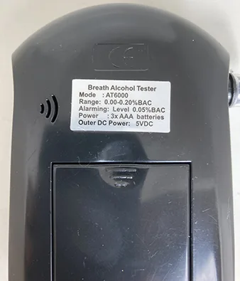 Tester di alcool AT6000 — foto 2 dell'alert A12/00586/23