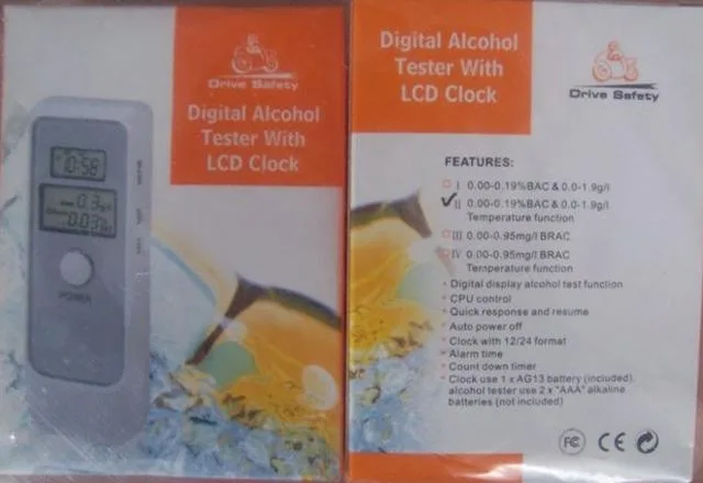 Tester elettronico dell'alcool "Digital Alcohol Tester (Drive Safety)