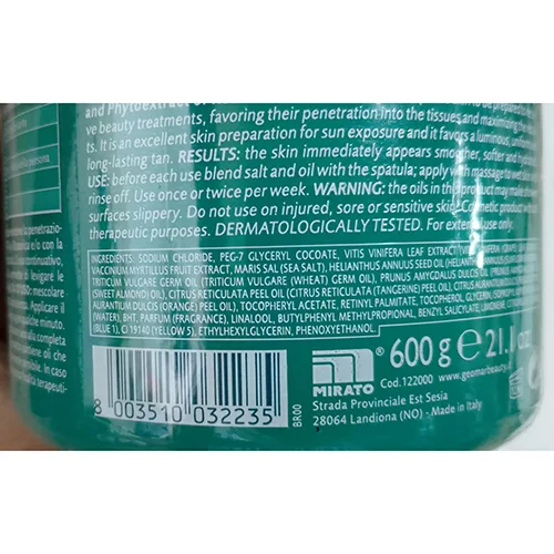 Scrub per il corpo «Thalasso Scrub Azione levigante» — foto 2 dell'alert SR/02664/25
