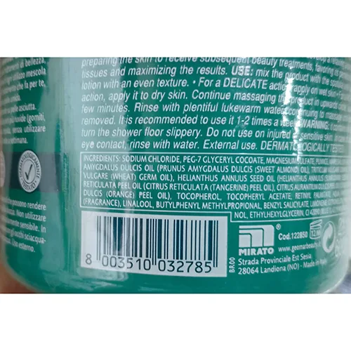 Scrub per il corpo «Thalasso Scrub dermolevigante» (Geomar)
