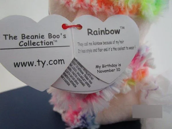 Giocattolo morbido «The Beanie Boo’s Collection / Rainbow» — foto 2 dell'alert A11/0124/17
