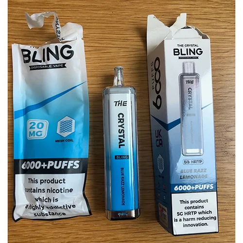 Sigaretta elettronica monouso «The Crystal Bling 6000+ puffs» — foto 1 dell'alert SR/01648/25