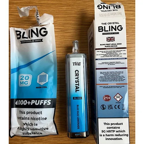 Sigaretta elettronica monouso «The Crystal Bling 6000+ puffs» — foto 2 dell'alert SR/01648/25