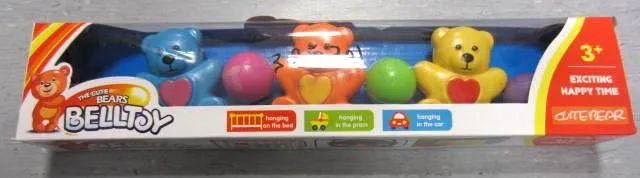 Catena del sonaglio dei bambini «The Cute Bears» (Belltoy)