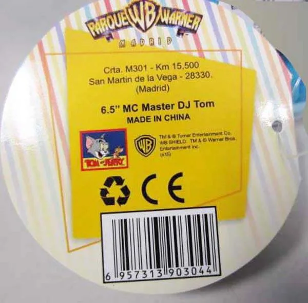 Giocattoli morbidi «The Looney Tunes Show, Tom and Jerry» (Warner Bros.)