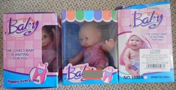 Bambola di plastica «THE LOVELY BABY» (Unknown)