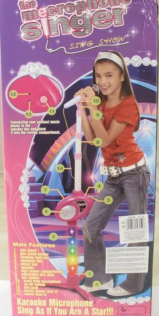 Microfono karaoke «The mecrophone singer» (Toy Mingye)
