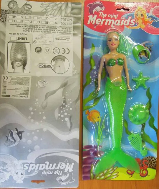 Bambola di plastica «The mini Mermaids» — foto 2 dell'alert A12/1921/13