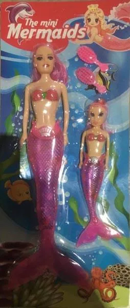 Bambola di plastica «The mini Mermaids» (Unknown)
