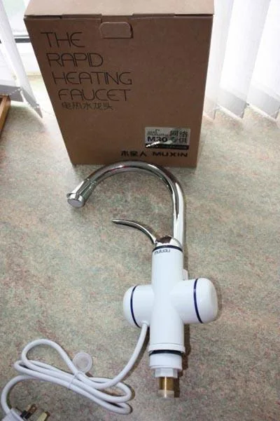 Scaldabagno elettrico/miscelatore rubinetto «The Rapid Heating Faucet» — foto 2 dell'alert A11/0016/15