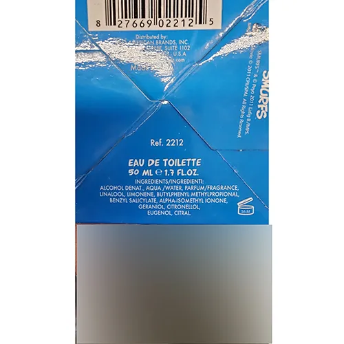 Eau de toilette «THE SMURFS» — foto 2 dell'alert SR/01261/25