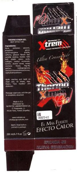 Gel bruciatore grasso «Thermo Xtrem Gel» — foto 3 dell'alert A12/0520/19