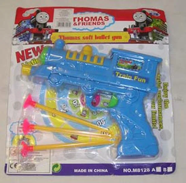 Pistola giocattolo con proiettili «Thomas Soft Bullet Gun» (Thomas&amp;Friends (THE PRODUCT IS COUNTERFEIT))