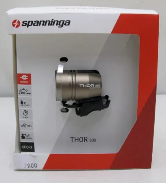 Lampada a LED per bicicletta e caricabatterie «Thor 800» — foto 1 dell'alert A12/1112/18