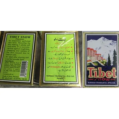 Crema schiarente per la pelle «Tibet Snow Cream» (Kohinoor Chemical Co)