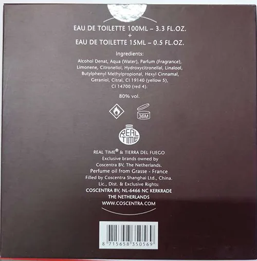 Eau de toilette set «Tierra del fuego» — foto 2 dell'alert A12/02152/23