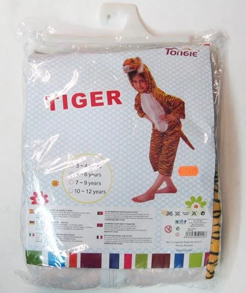 Costume di fantasia-vestito «TIGER» (Tongie / WRF)