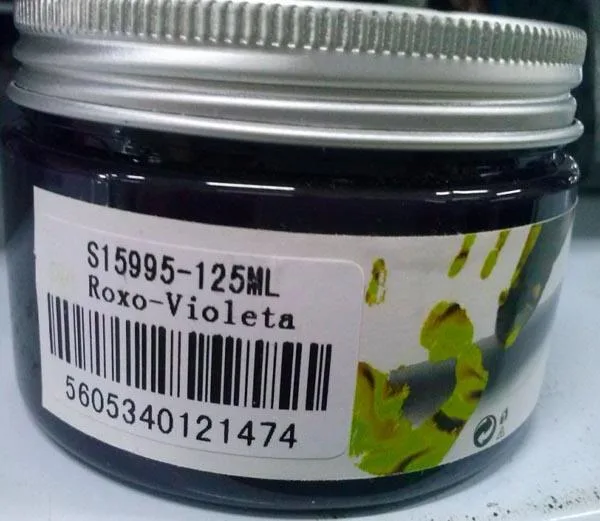 Vernice per dito «Tinta para pintar com os dedos ('Finger paint')» — foto 2 dell'alert A12/1326/15