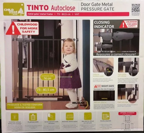Cancello di sicurezza per bambini «TINTO Autoclose» (Childwood)