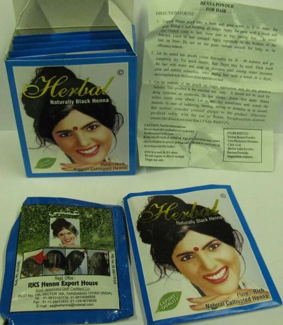 Tintura per capelli (Herbal Naturalmente Black Henna) — foto 1 dell'alert 1949/10