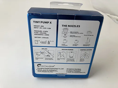 Pompa di aria «Tiny Pump X» — foto 4 dell'alert A12/01218/23