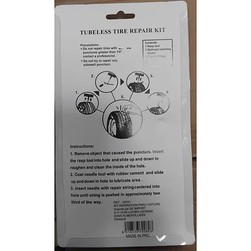 Soluzione adesiva / in gomma «Tire repair kit» — foto 2 dell'alert SR/03966/25