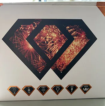 Fuochi d'artificio «Titanite Brown» (Fyrværkerieksperten a/s)