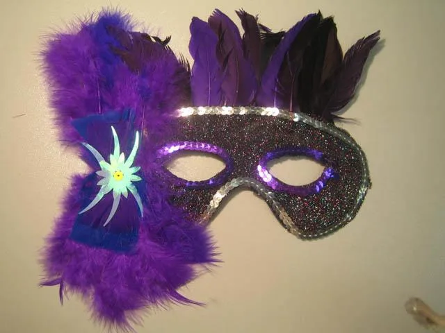 Maschera di Carnevale «"Tollas szemmaszk" (feathered eye mask)» (Unknown)